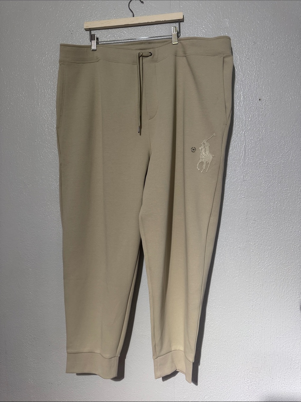 NWT Polo Ralph Lauren Men's Big & Tall Double-Knit Big Pony Joggers 3XB